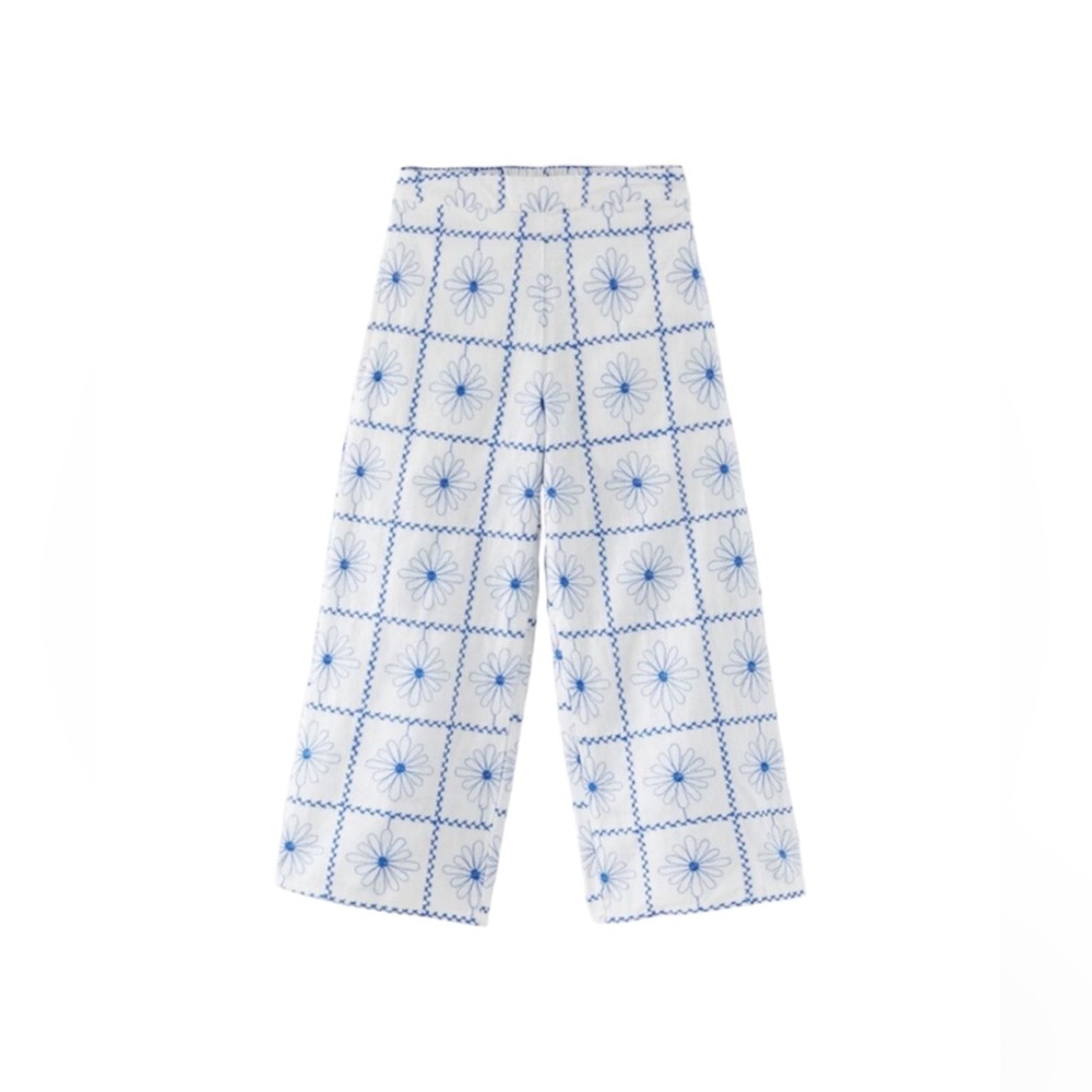 Zara embroidered pant